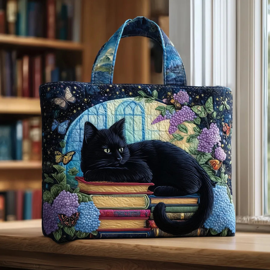 Borsa Artigianale - Gatto Nero su Libri