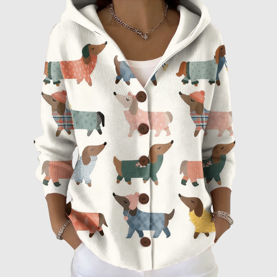 Neve | Giacca in Maglia con Cappuccio