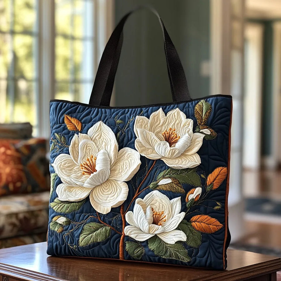 Borsa Artigianale Imbottita - Magnolia Delicata
