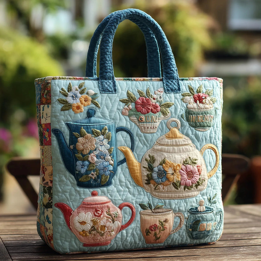 Borsa Imbottita - Motivo Floreale