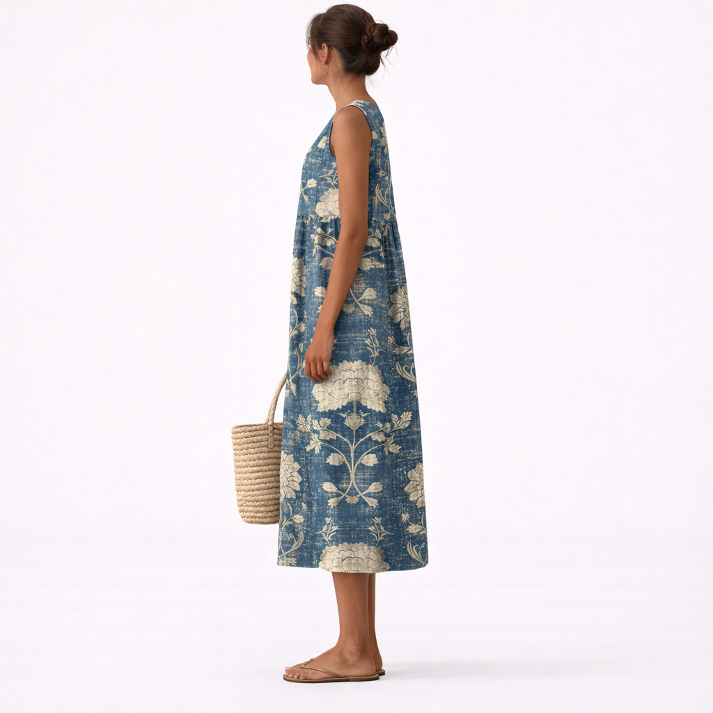 Aurora™ | Vestito Midi Floreale Classico