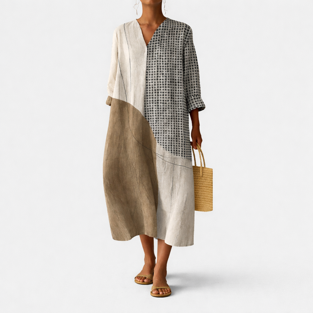 Emma™ | Vestito Elegante a Righe