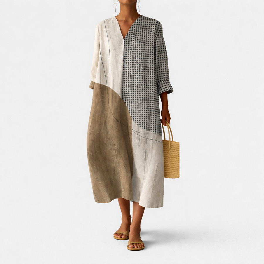 Emma™ | Vestito Elegante a Righe