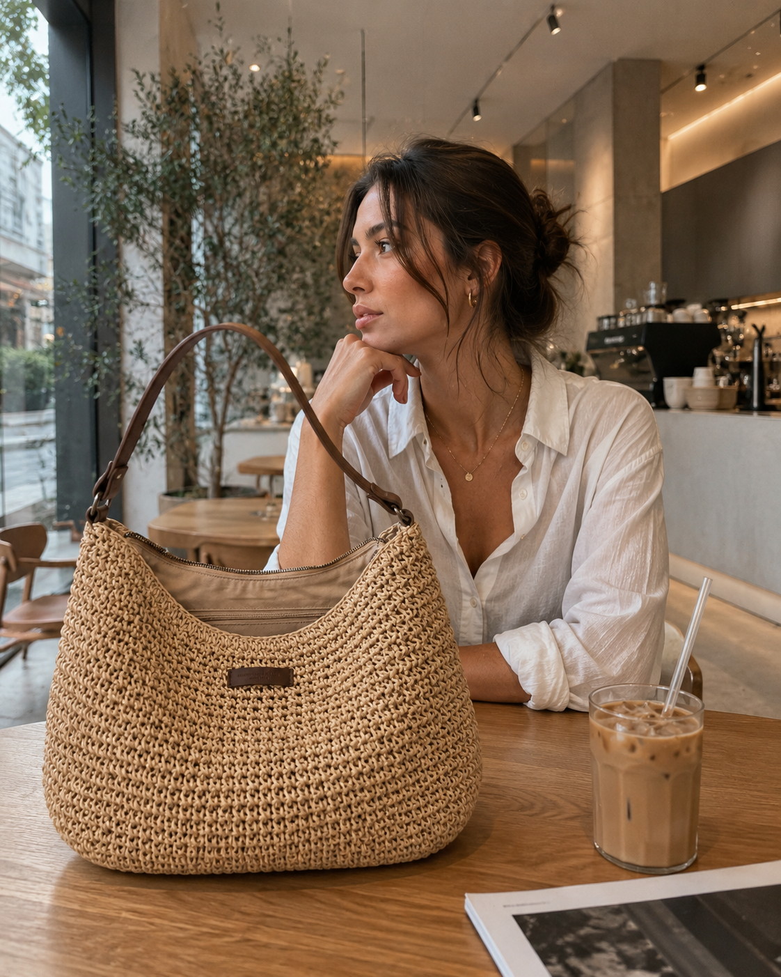 Simona | Borsa Intrecciata Elegante
