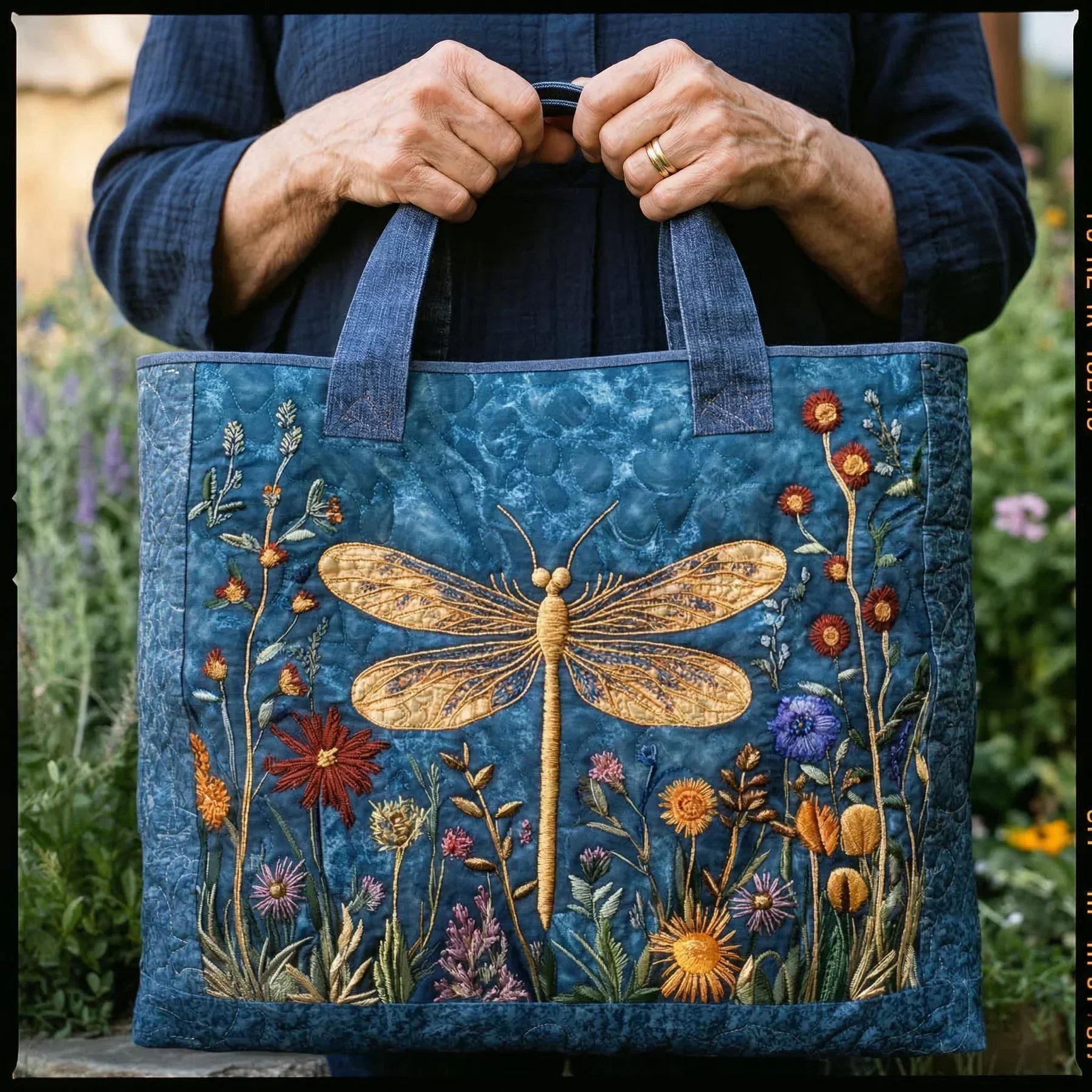 Borsa Imbottita - Libellula Dorata