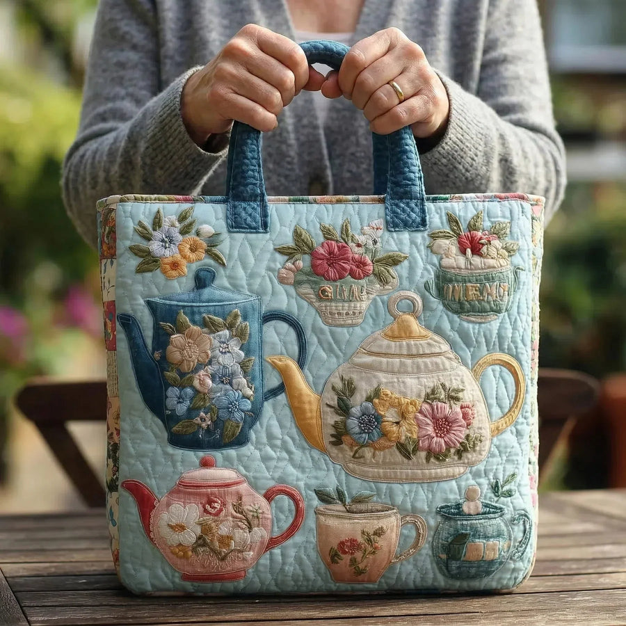 Borsa Imbottita - Motivo Floreale