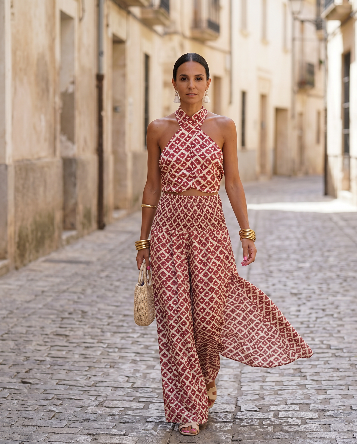 Justa | Completo Donna Due Pezzi con Collo Halter