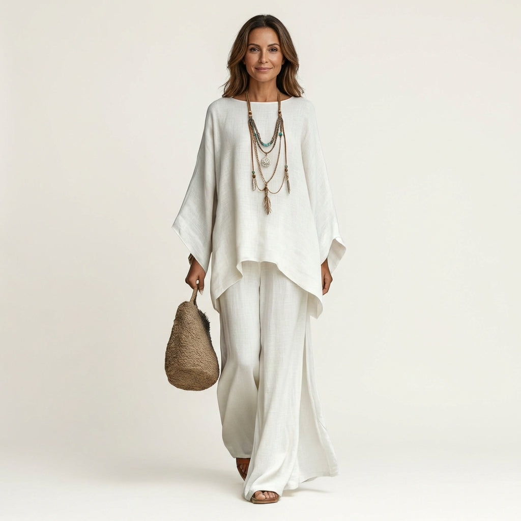 Majolie | Completo Donna Boho in Lino