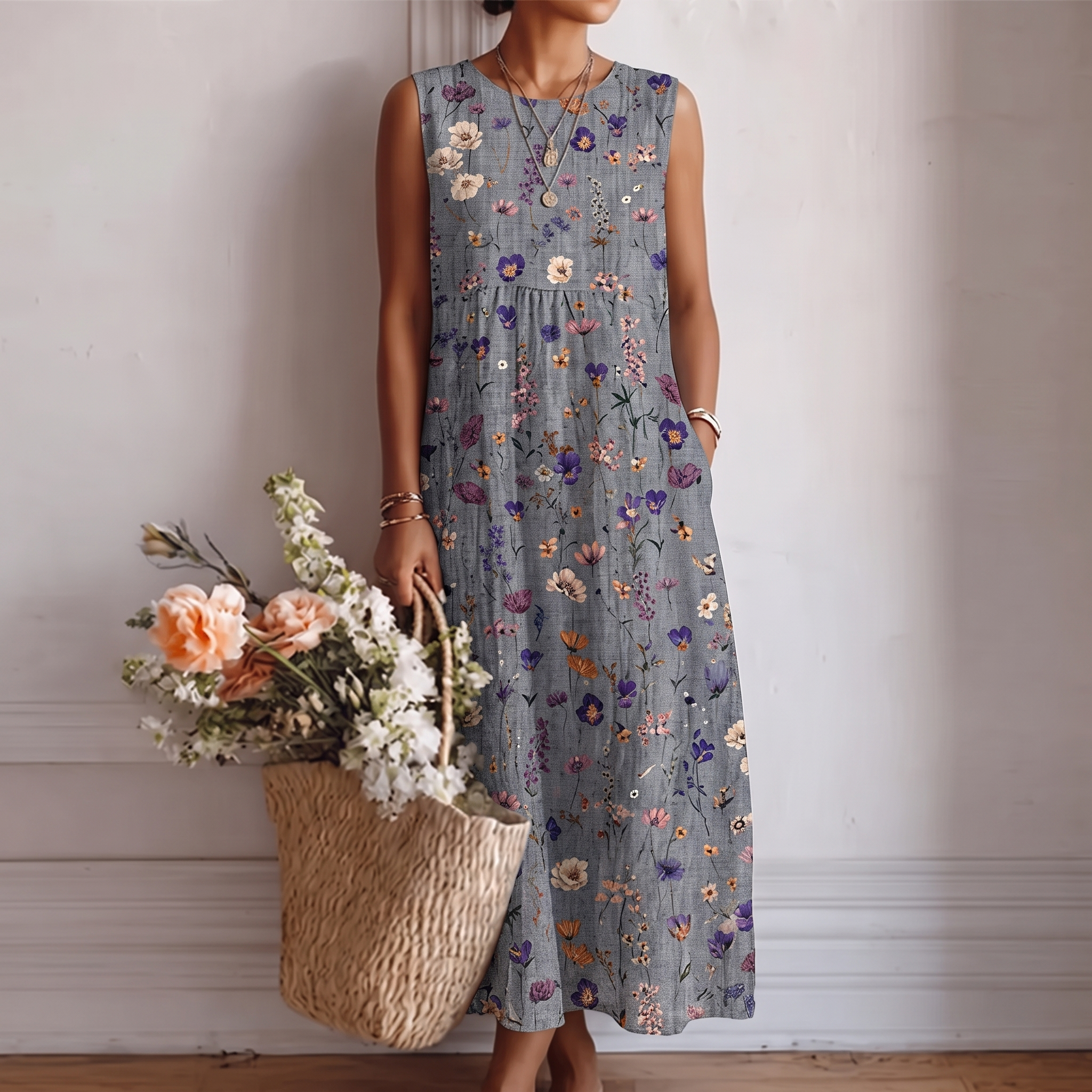 Sara™ | Vestito Midi del Giorno per Giorno