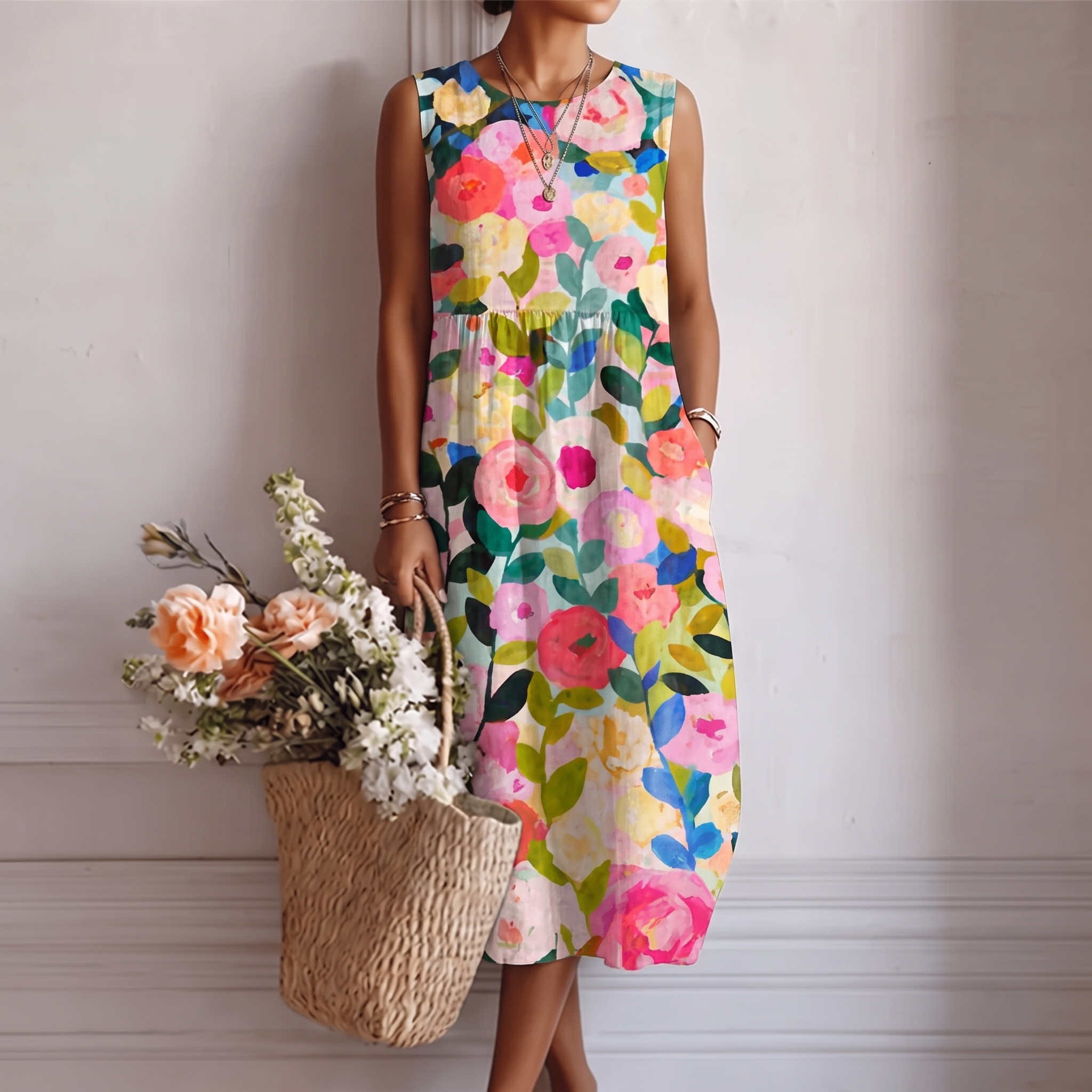 Ana™ | Vestito Midi Giornaliero