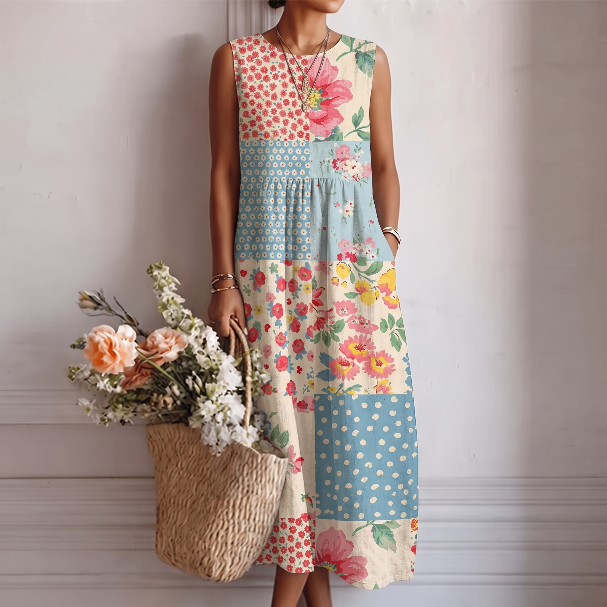 Amelia™ | Vestito Midi del Giorno per Giorno