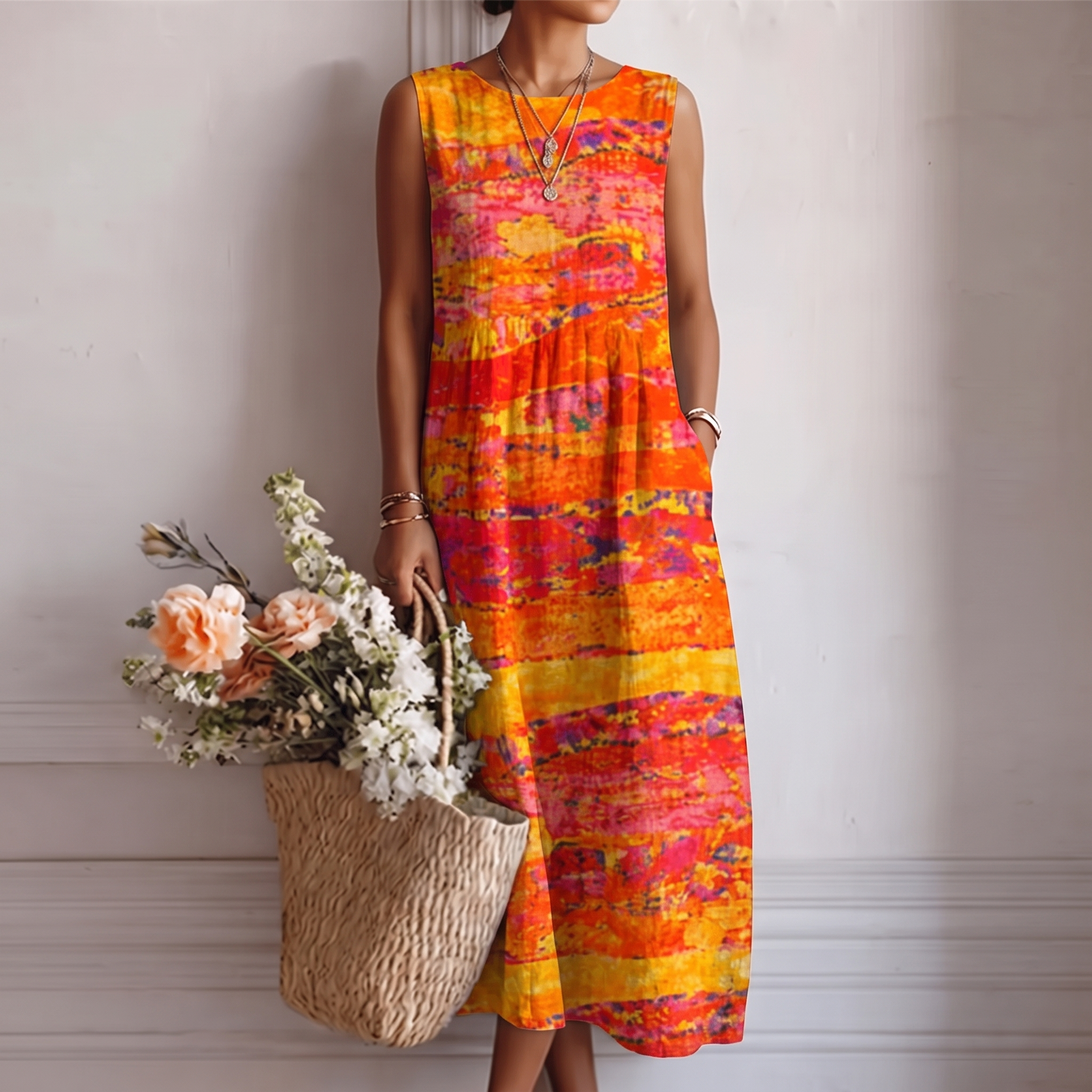 Laura™ | Vestito Midi del Giorno per Giorno