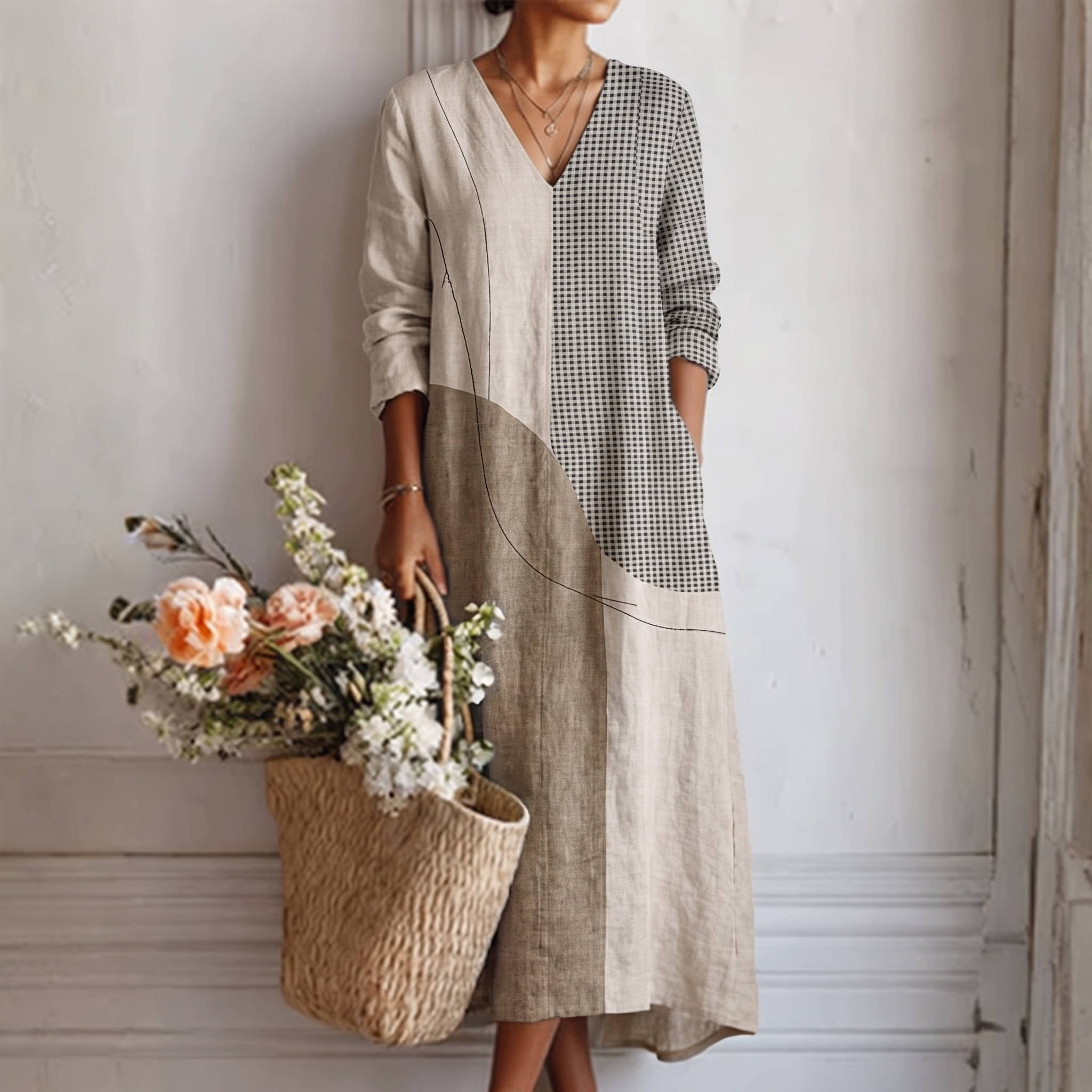 Emma™ | Vestito Elegante a Righe