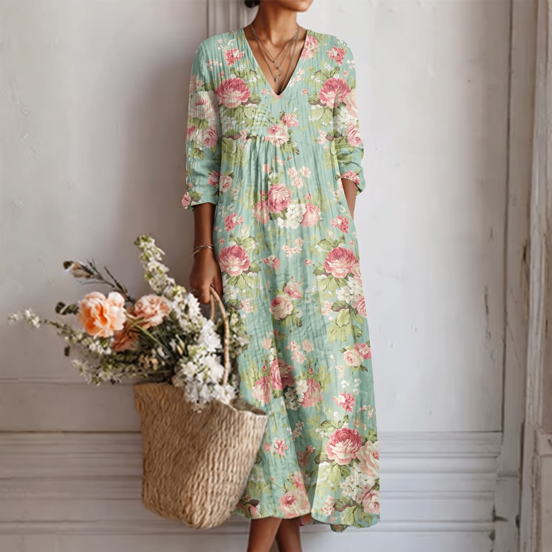 Vilma™ | Vestito Floreale Delicato
