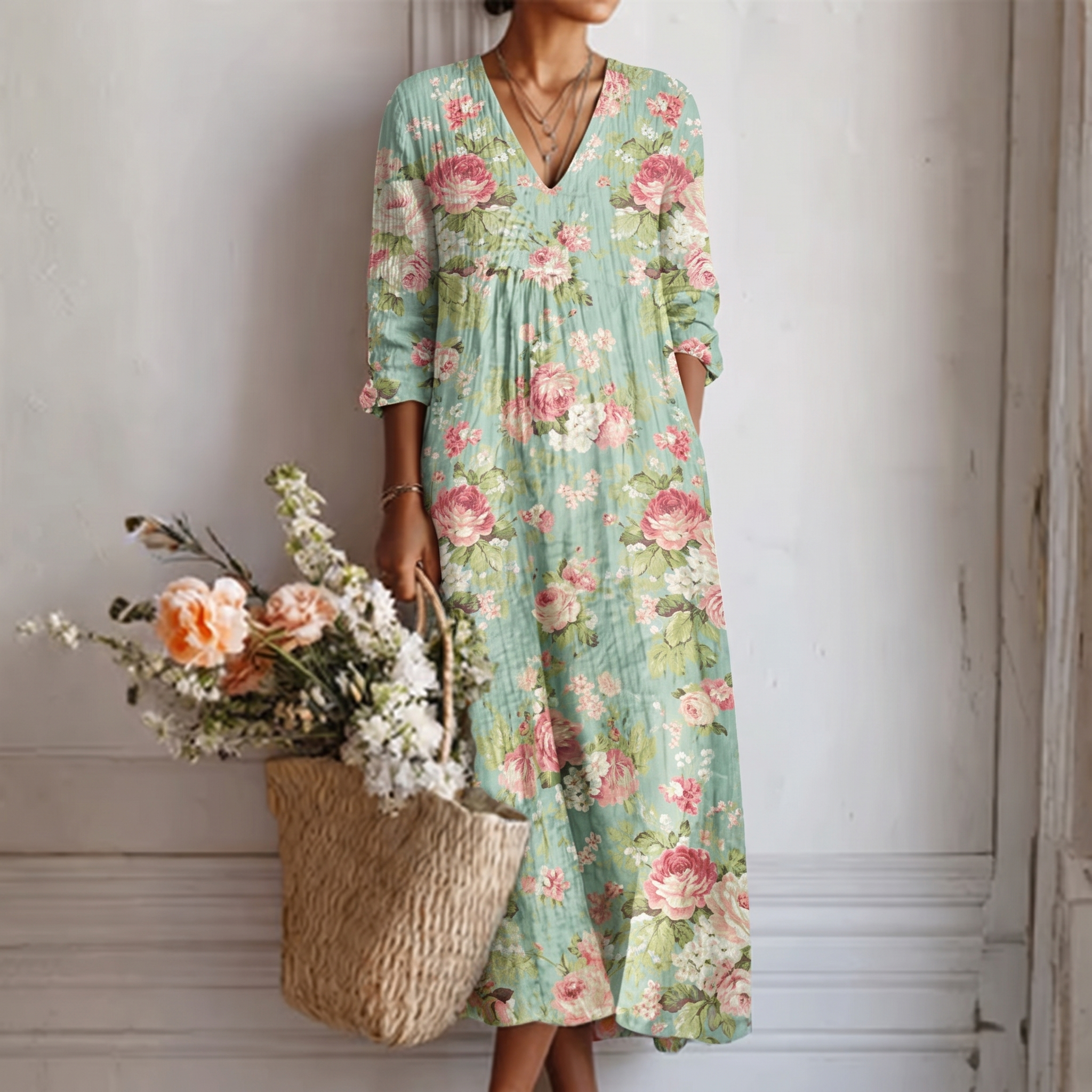 Vilma™ | Vestito Floreale Delicato