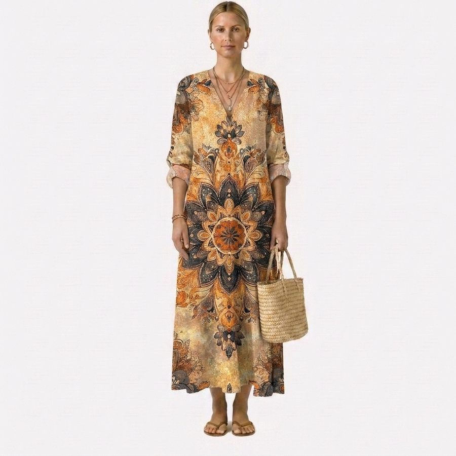 Dora™ | Vestito Floreale Eleganza Naturale
