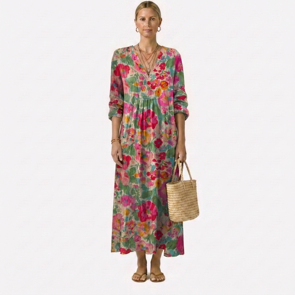 Rosa™ | Vestito Floreale Elegante