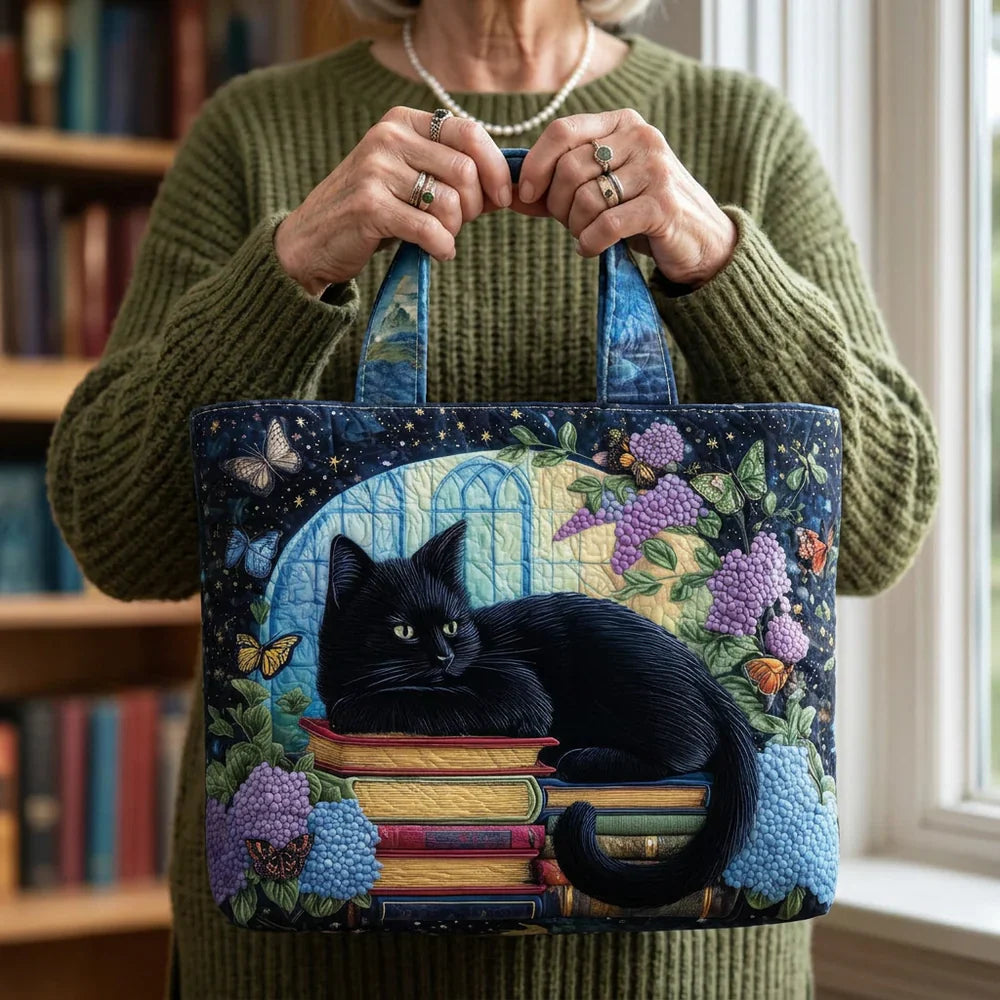 Borsa Artigianale - Gatto Nero su Libri