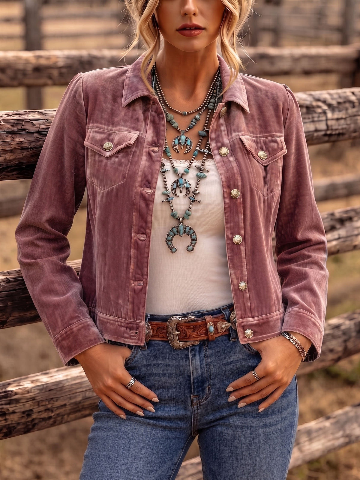 Raffaella | Giacca in Velluto Vintage Bohémien